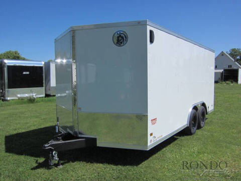 2024 Darkhorse Enclosed Car Hauler DHW8.5X16T for sale at Rondo Truck & Trailer in Sycamore IL