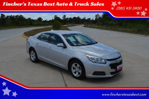 2016 Chevrolet Malibu Limited for sale at Fincher's Texas Best Auto & Truck Sales in Tomball TX