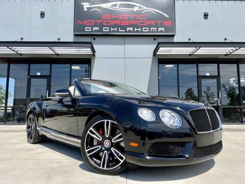 2013 Bentley Continental for sale at Exotic Motorsports of Oklahoma in Edmond OK