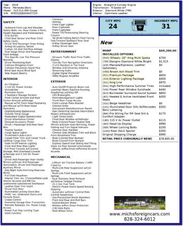 2019 Mercedes-Benz CLS CLS 450