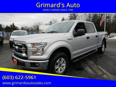 2016 Ford F-150 for sale at Grimard's Auto in Hooksett NH