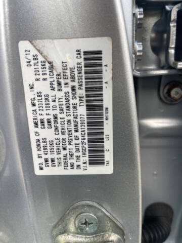 2012 Honda Accord SE