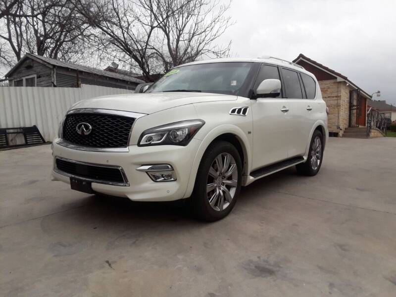 2015 Infiniti QX80 for sale at Speedway Motors TX in Fort Worth TX