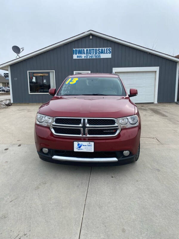 2013 Dodge Durango for sale at Iowa Auto Sales in Storm Lake IA