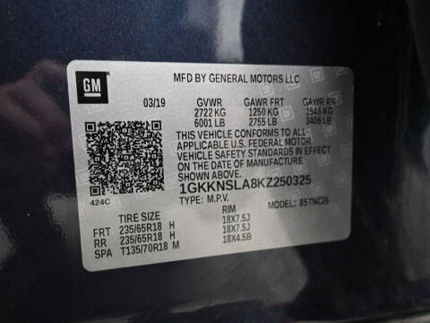 2019 GMC Acadia SLE-2