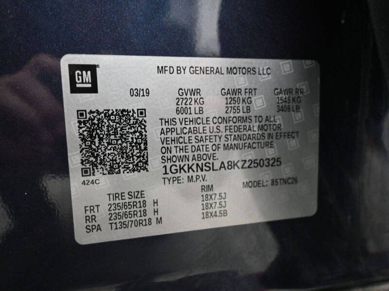 2019 GMC Acadia SLE-2