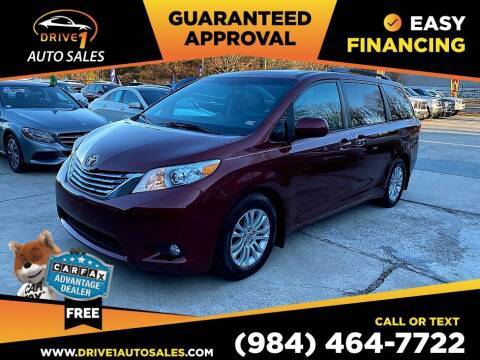 2016 Toyota Sienna for sale at Drive 1 Auto Sales in Wake Forest NC