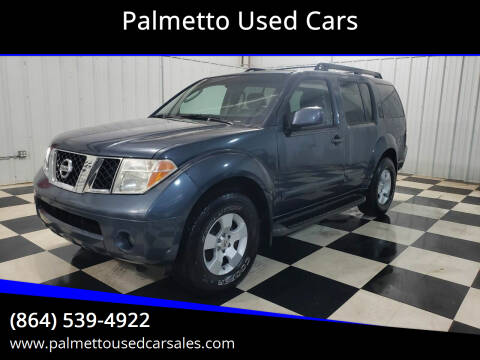 2005 Nissan Pathfinder for sale at Palmetto Used Cars in Piedmont SC