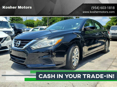 2017 Nissan Altima for sale at Kosher Motors in Hollywood FL