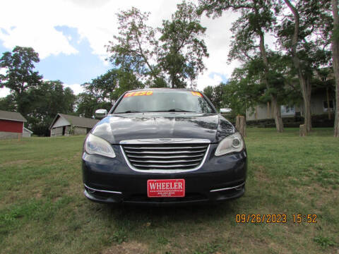 2013 Chrysler 200 for sale at WHEELER AUTOMOTIVE in Fort Calhoun NE