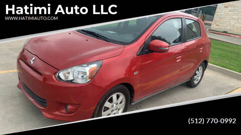 2015 Mitsubishi Mirage for sale at Hatimi Auto LLC in Buda TX