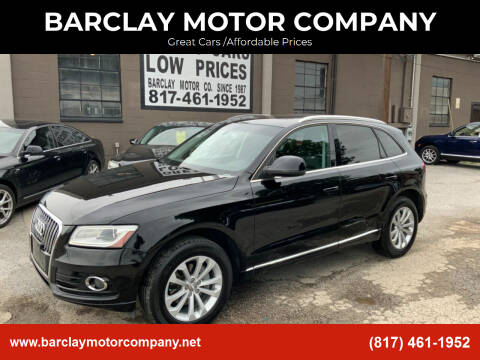 2014 Audi Q5 for sale at BARCLAY MOTOR COMPANY in Arlington TX