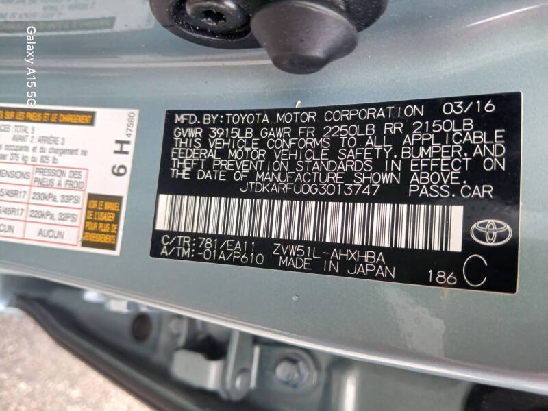 2016 Toyota Prius