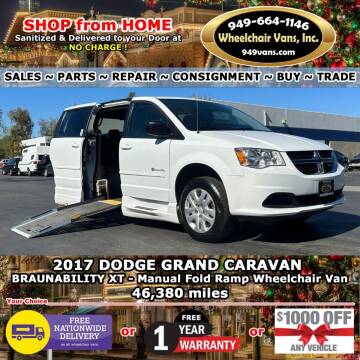 2017 Dodge Grand Caravan for sale at Wheelchair Vans Inc in Laguna Hills CA
