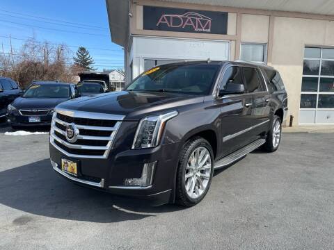 2015 Cadillac Escalade ESV for sale at ADAM AUTO AGENCY in Rensselaer NY