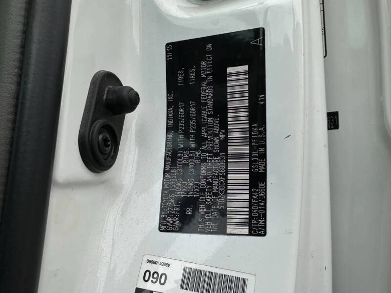 2015 Toyota Sienna L 7-Passenger