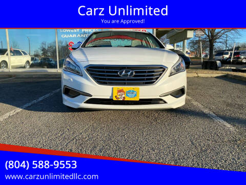 2017 Hyundai Sonata for sale at Carz Unlimited in Richmond VA