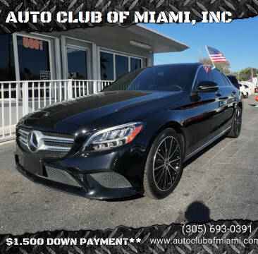 2021 Mercedes-Benz C-Class for sale at AUTO CLUB OF MIAMI, INC in Miami FL