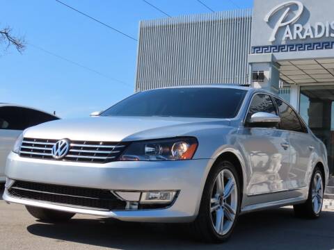 2012 Volkswagen Passat for sale at Paradise Motor Sports LLC in Lexington KY