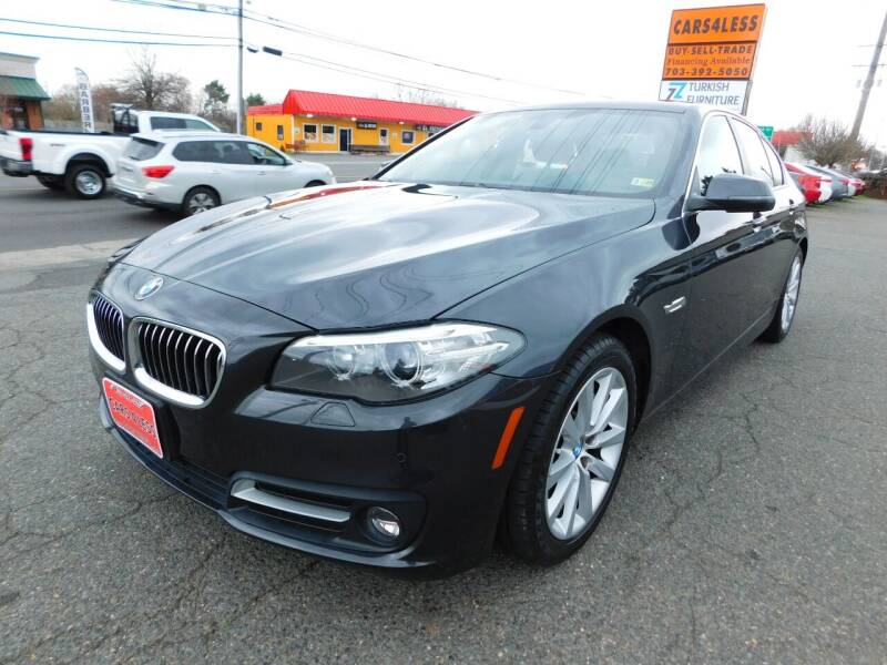 2016 BMW 5 Series for sale at Cars 4 Less in Manassas VA