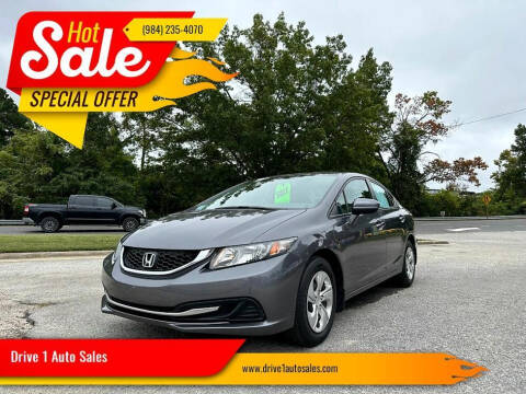 2014 Honda Civic for sale at Drive 1 Auto Sales in Wake Forest NC