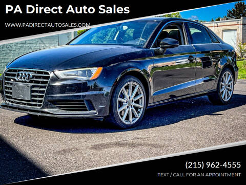2015 Audi A3 for sale at PA Direct Auto Sales in Levittown PA