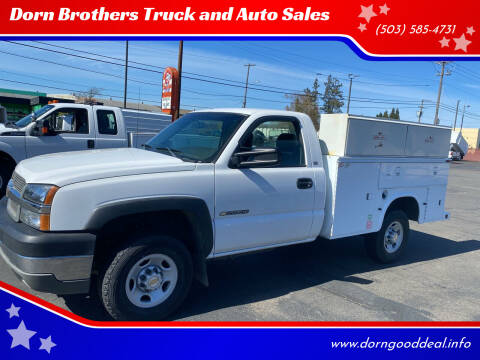 2003 Chevrolet Silverado 2500HD for sale at Dorn Brothers Truck and Auto Sales in Salem OR