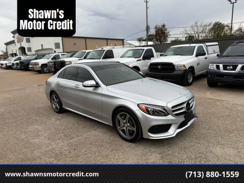 2015 Mercedes-Benz C-Class for sale at Shawn's Motor Credit in Houston TX