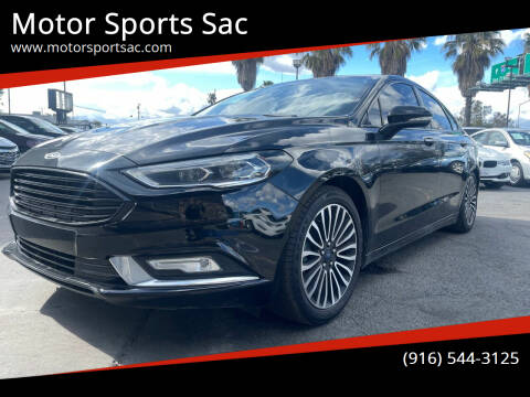 2017 Ford Fusion for sale at Motor Sports Sac in Sacramento CA