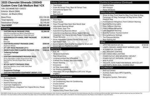 2025 Chevrolet Silverado 2500HD