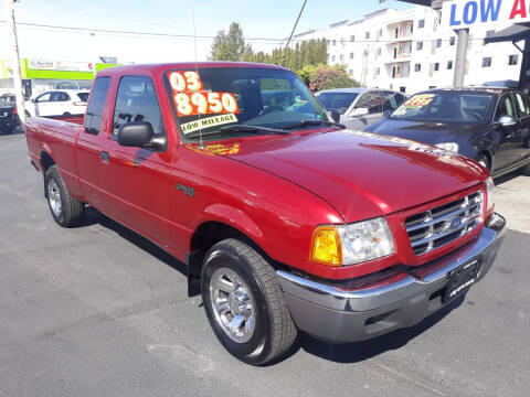 2003 Ford Ranger for sale at Low Auto Sales in Sedro Woolley WA