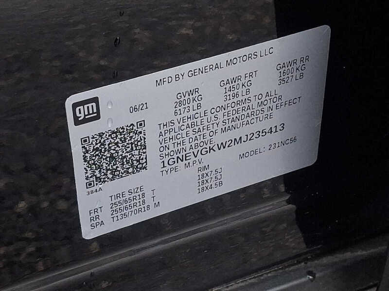 2021 Chevrolet Traverse LT Cloth