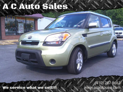 2010 Kia Soul for sale at A C Auto Sales in Elkton MD