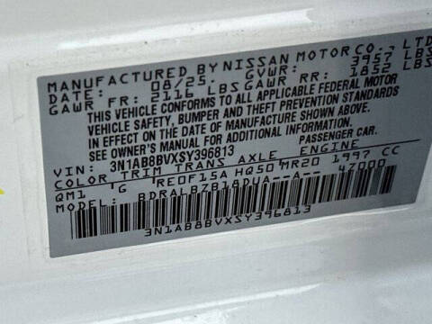 2025 Nissan Sentra S