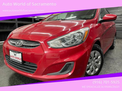 2017 Hyundai Accent for sale at Auto World of Sacramento - Elder Creek location in Sacramento CA