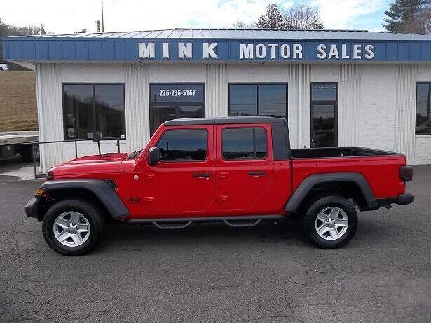 2020 Jeep Gladiator for sale at MINK MOTOR SALES INC in Galax VA