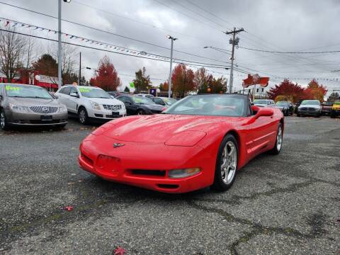 2001 Chevrolet Corvette for sale at Leavitt Auto Sales and Used Car City in Everett WA