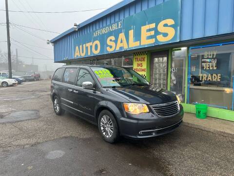 2013 Chrysler Town and Country for sale at Affordable Auto Sales of Michigan in Pontiac MI