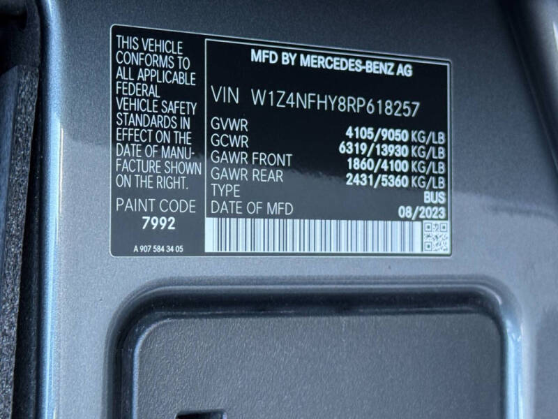 2024 Mercedes-Benz Sprinter 2500