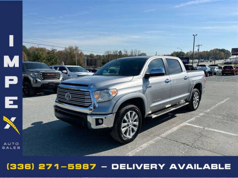2017 Toyota Tundra for sale at Impex Auto Sales in Greensboro NC