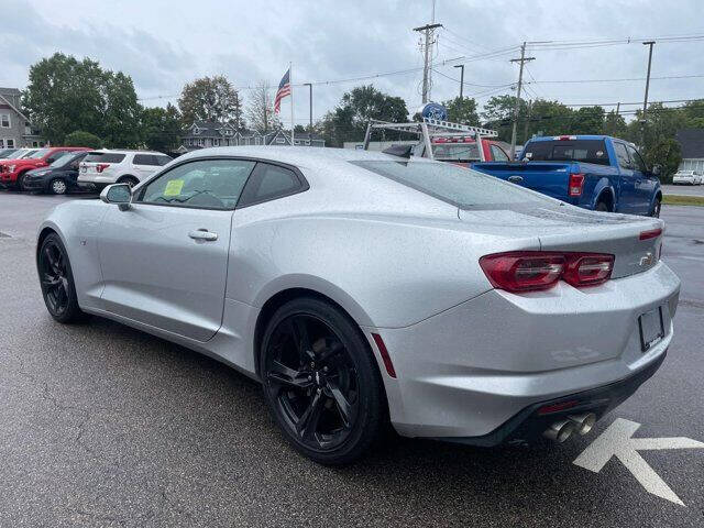 Used 2019 Chevrolet Camaro 1LT with VIN 1G1FA1RS2K0142153 for sale in South Easton, MA