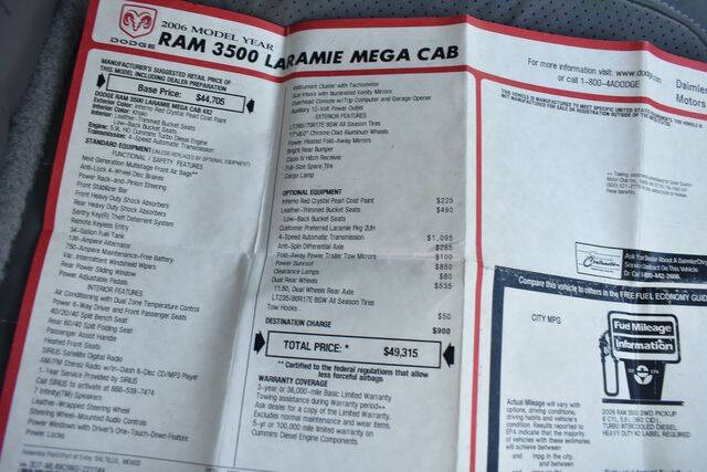 2006 Dodge Ram 3500 Laramie