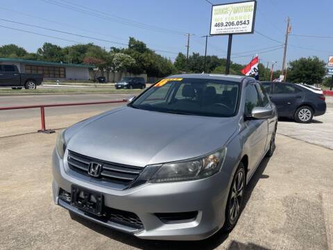 2014 Honda Accord for sale at Shock Motors in Garland TX