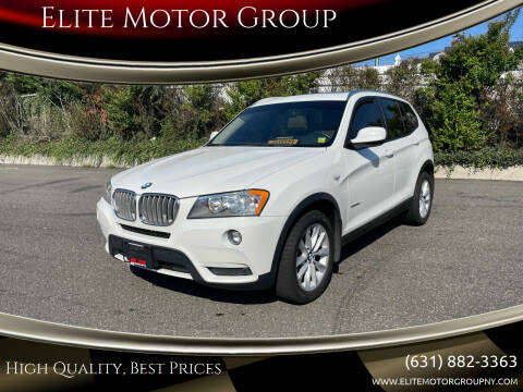 2013 BMW X3 for sale at Elite Motor Group in Lindenhurst NY