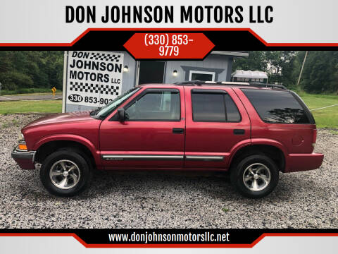 2001 Chevrolet Blazer for sale at DON JOHNSON MOTORS LLC in Lisbon OH