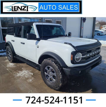 2022 Ford Bronco for sale at LENZI AUTO SALES LLC in Sarver PA