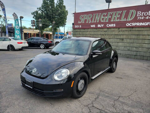 2013 Volkswagen Beetle for sale at SPRINGFIELD BROTHERS LLC in Fullerton CA