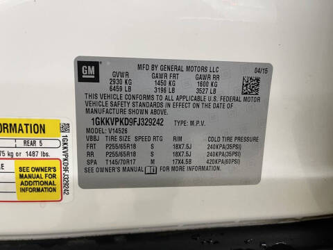 2015 GMC Acadia SLE-2