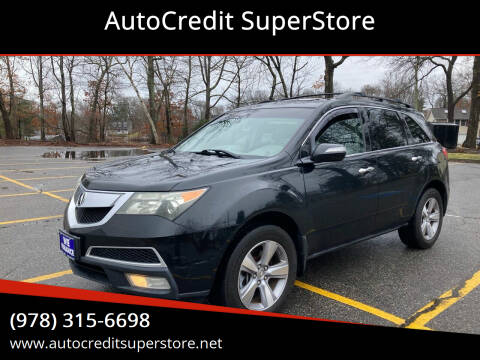 2011 Acura MDX for sale at AutoCredit SuperStore in Lowell MA
