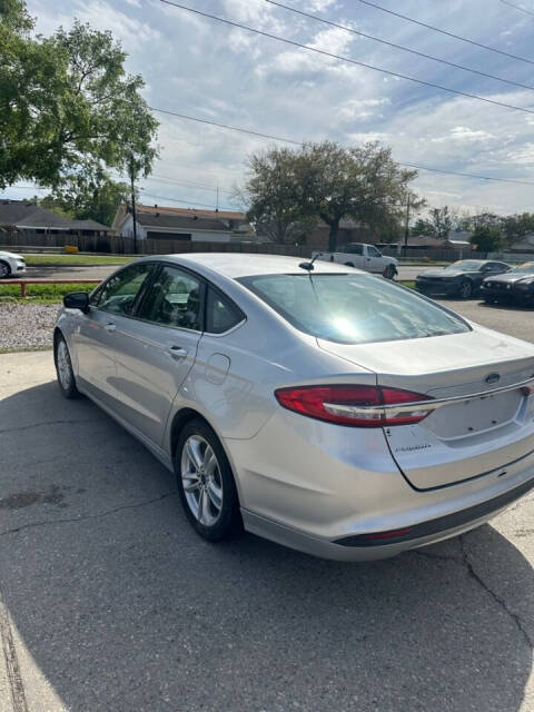 2018 Ford Fusion Hybrid for sale at Cars On The Run Auto Sale in Harvey, LA